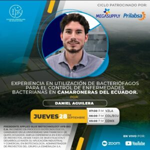 Daniel Aguilera - Experiencia con bacteriófagos en camaroneras