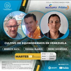 Ernesto Mata, Thomas Blanco y Pedro Rodríguez - Cultivo de equinodermos