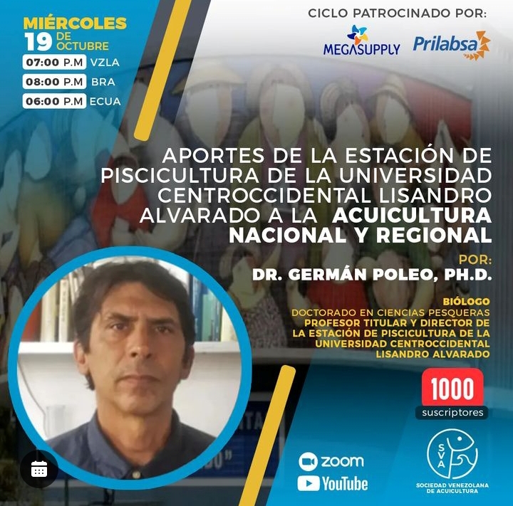 Germán Poleo - Aportes de la Estación de Piscicultura de la UCLA