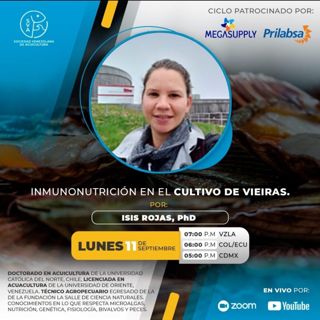 Isis Rojas - Inmunonutrición en el cultivo de vieiras