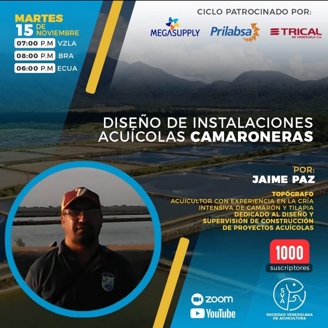 Jaime Paz - Diseño de instalaciones acuícolas camaroneras
