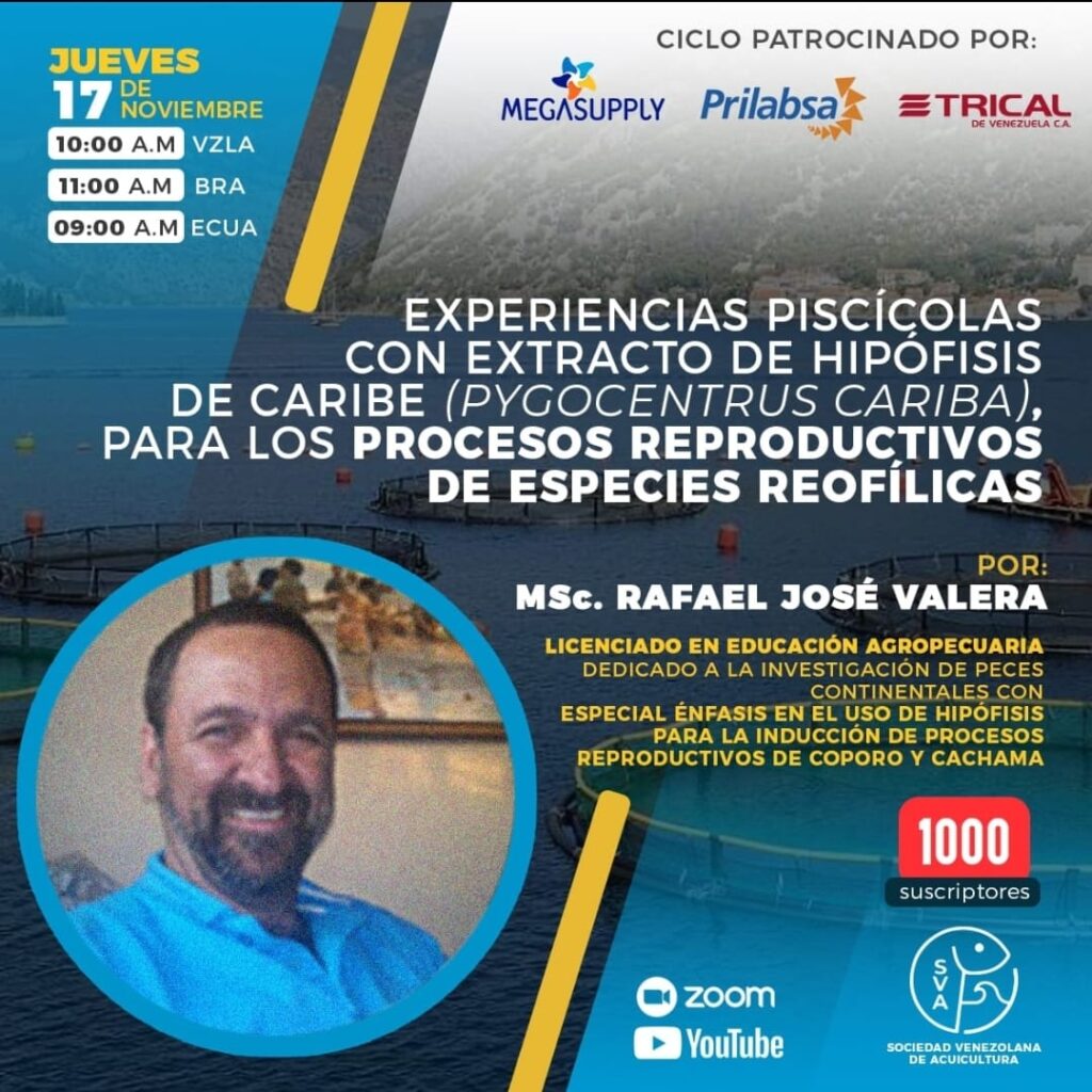 Rafael Valera - Experiencias piscícolas con extracto de hipófisis de caribe