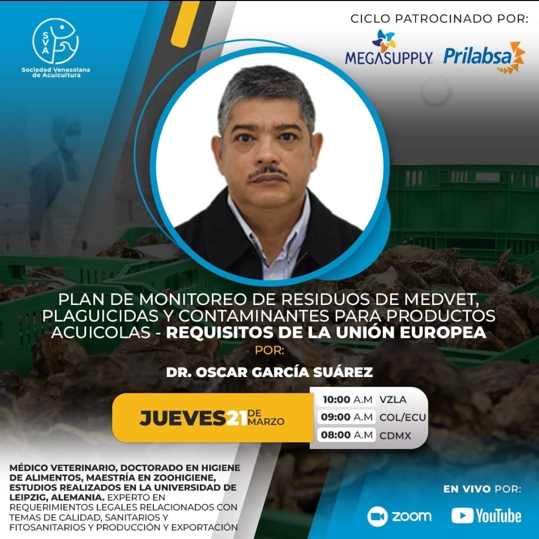 Oscar García - Plan de monitoreo de residuos de Medvet, Plaguicidas y Contaminantes