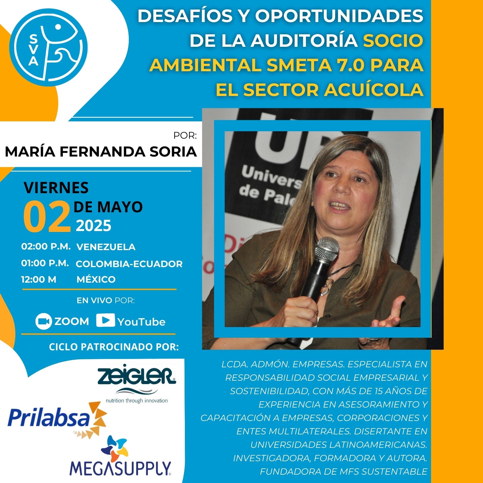 María Fernanda Soria - Desafíos y oportunidades de la auditoría socio ambiental SMETA 7.0 para el sector acuícola