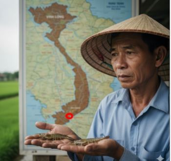 Alarma Sanitaria en Vĩnh Long: Casi 2,000 Hectáreas de Camarón Afectadas por Enfermedades en lo que va de 2025