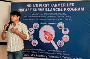 Primer programa de investigación de enfermedades dirigido por acuicultores en la India