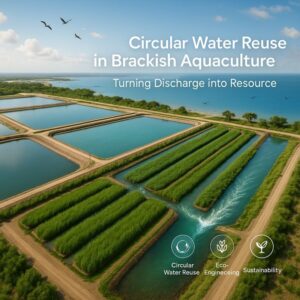 Reutilización del agua en la acuicultura de agua salobre: convertir la descarga en recurso