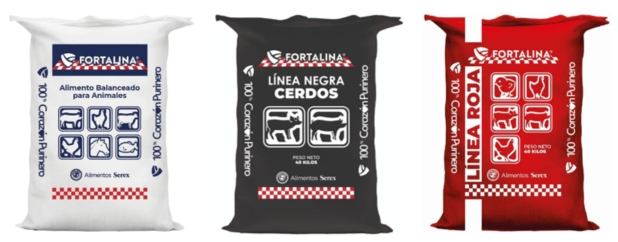 Presentaciones de sacos de FORTALINA
