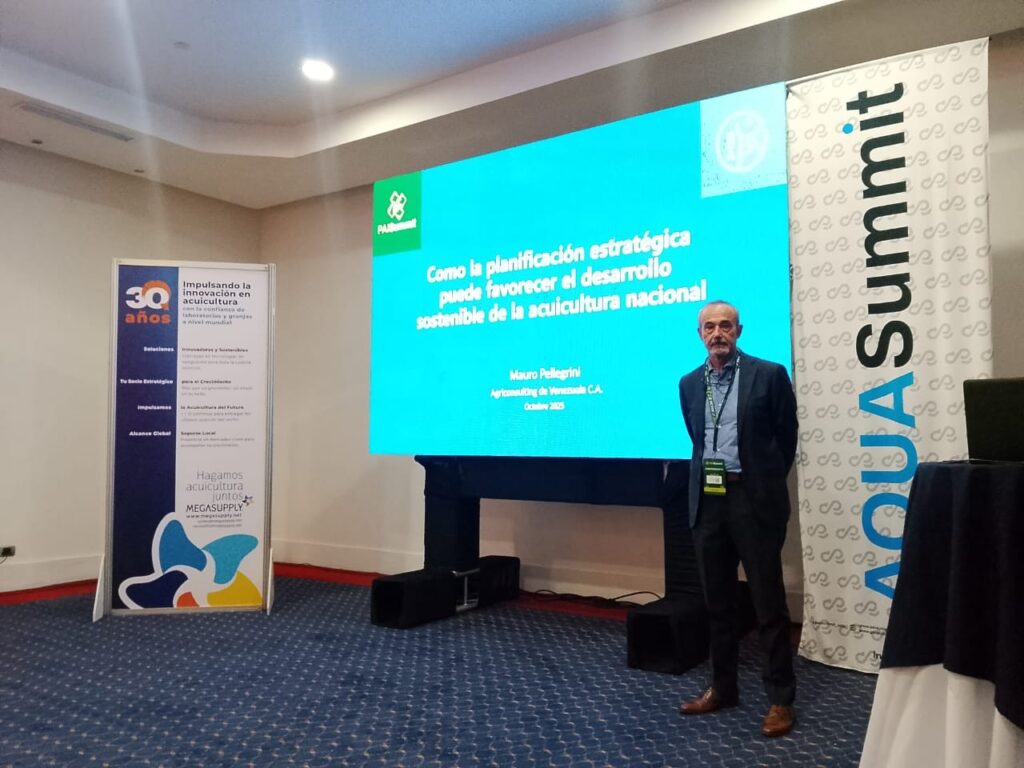 Mauro Pellegrini justo antes de su charla